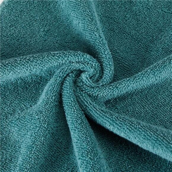 Cotton Hand Towels 6 Pack Fade Resistant Soft Absorbent Bath Kitchen Teal Green - Picture 7 of 8